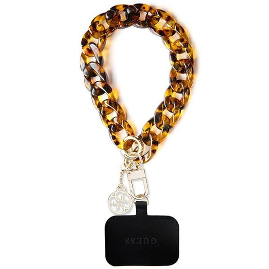Guess GUOUCBMC4MT Universal Big Hand Strap Acetate Acrylic 4G Charm Case_0