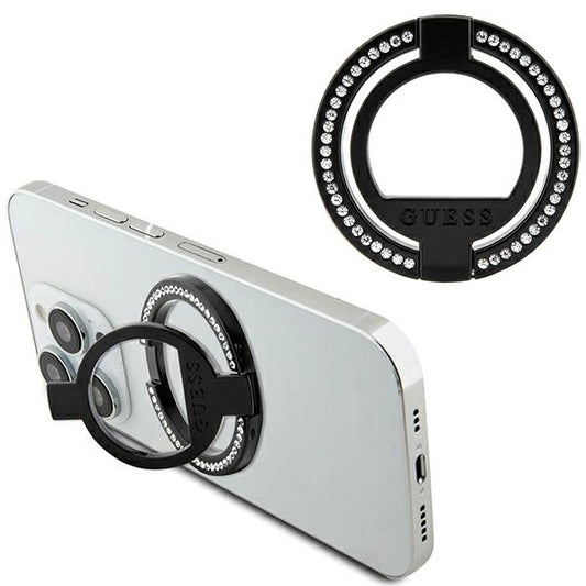 Guess MagSafe Ring stand GUMRSALDGK black/black Rhinestone_0