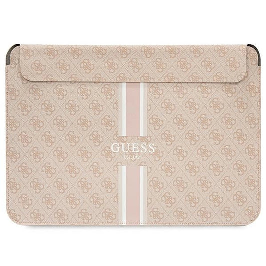 Guess 4G Printed Stripes cover for a 16" laptop - pink_0