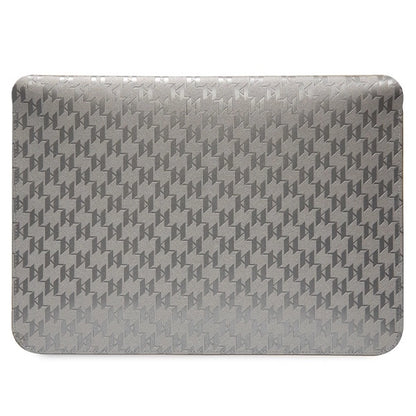 Karl Lagerfeld Saffiano Monogram Choupette case for a 14" laptop - silver_2