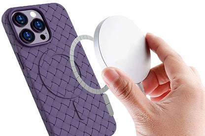 MagSafe Woven Case for iPhone 15 Pro Max - purple_1