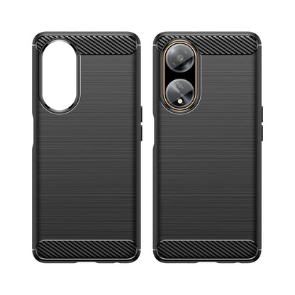 Flexible carbon pattern case for Oppo A98 5G Carbon Case - black_1