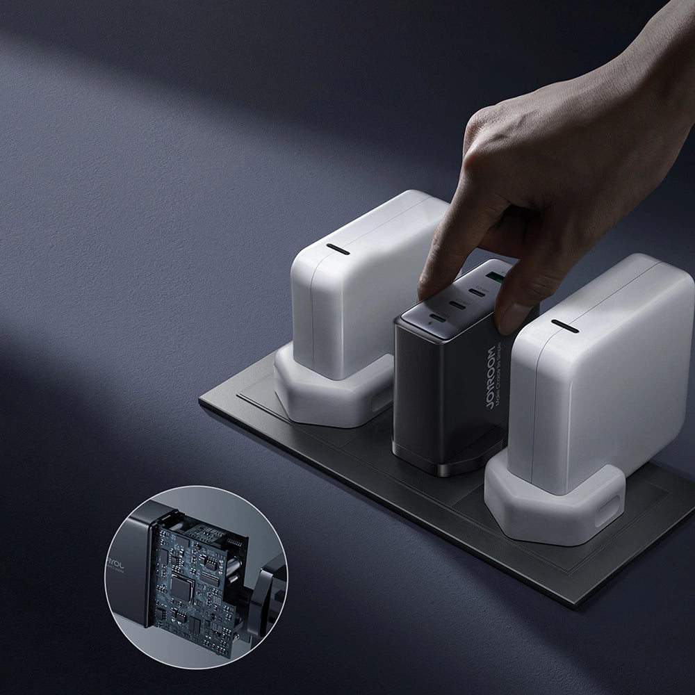 GaN charger UK Joyroom JR-TCG05UK 140W 3x USB-C USB-A + USB-C / USB-C cable 240W 1.2m_13