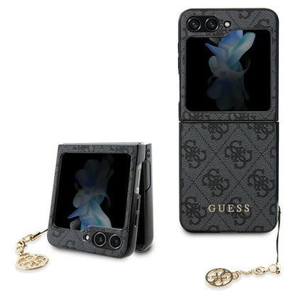 Guess 4G Charms Collection case for Samsung Galaxy Z Flip 5 - gray_0