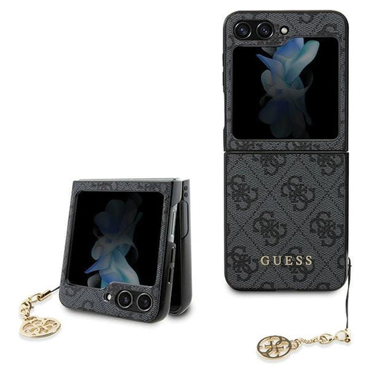 Guess 4G Charms Collection case for Samsung Galaxy Z Flip 5 - gray_0