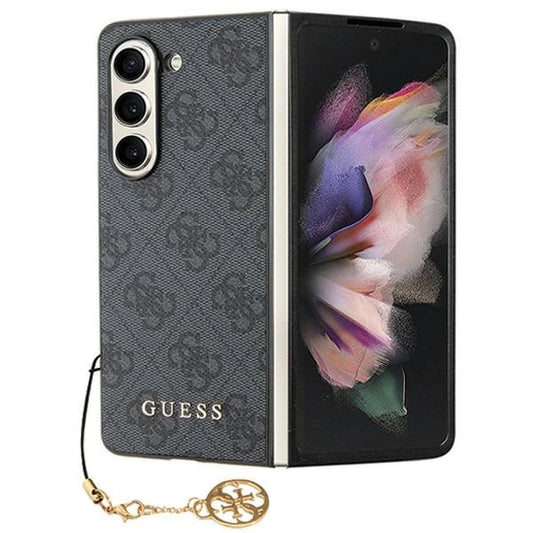 Guess GUHCZFD5GF4GGR F946 Z Fold5 gray/gray hardcase 4G Charms Collection_0