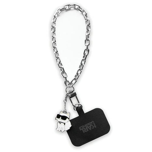 Karl Lagerfeld KLUCHCSKPK Universal Universal Hand Strap Choupette case - silver_0