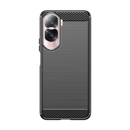 Carbon Case silicone case for Honor 90 Lite - black_0