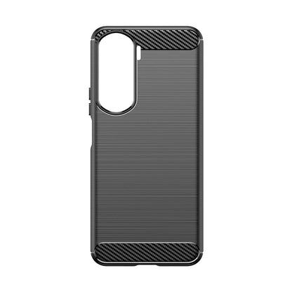 Carbon Case silicone case for Honor 90 Lite - black_2