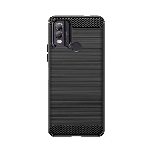 Carbon Case silicone case for Nokia C22 - black_0