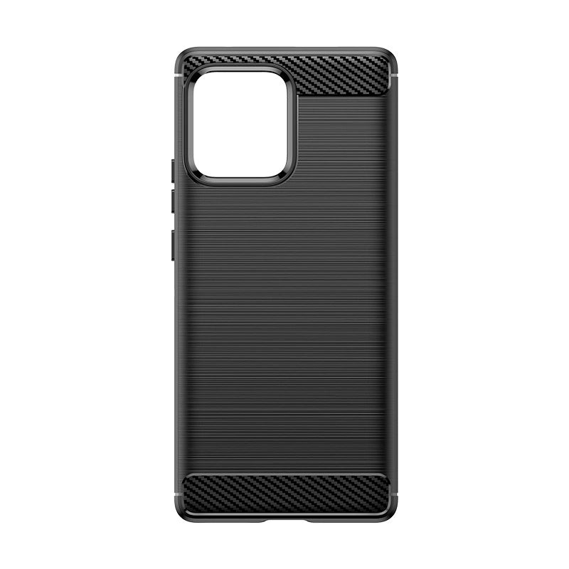 Carbon Case silicone case for Motorola Edge 40 Pro - black_3