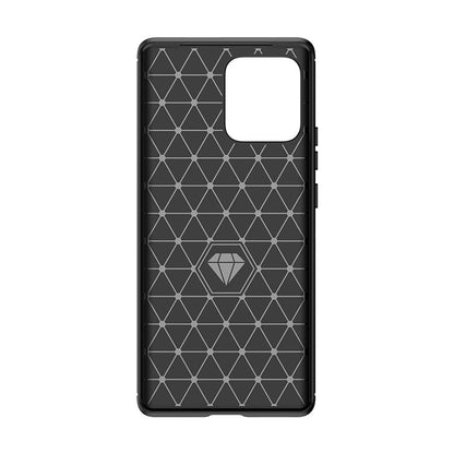 Carbon Case silicone case for Motorola Edge 40 Pro - black_4