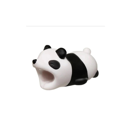 Panda-shaped phone cable cover_0
