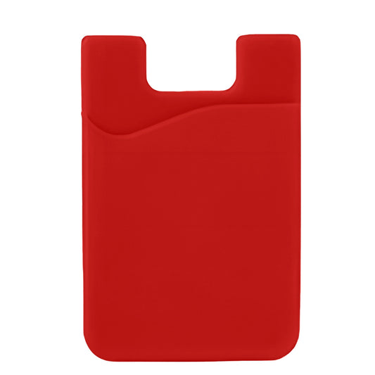 Self-adhesive card case for the back of the phone - red_0