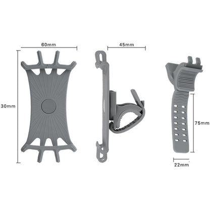 Swivel silicone bike holder with replaceable head - black_4