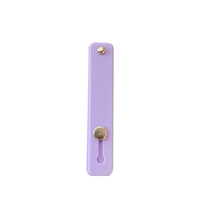 Self-adhesive finger holder with zipper - purple_0