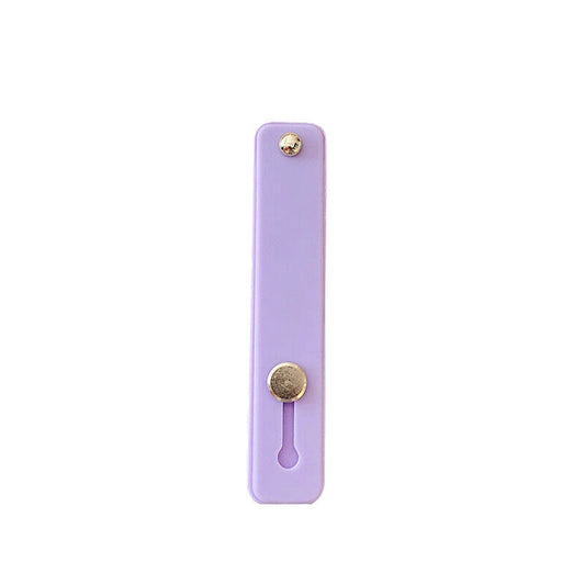 Self-adhesive finger holder with zipper - purple_0