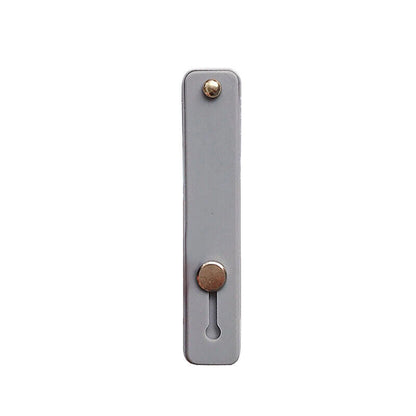 Self-adhesive finger holder with zipper - gray_0