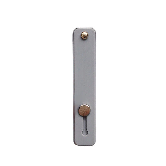 Self-adhesive finger holder with zipper - gray_0