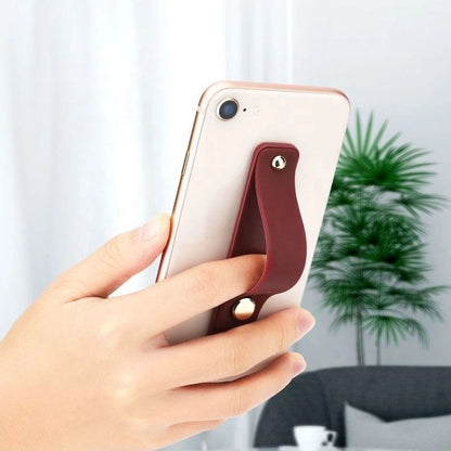 Self-adhesive finger holder with zipper - gray_3
