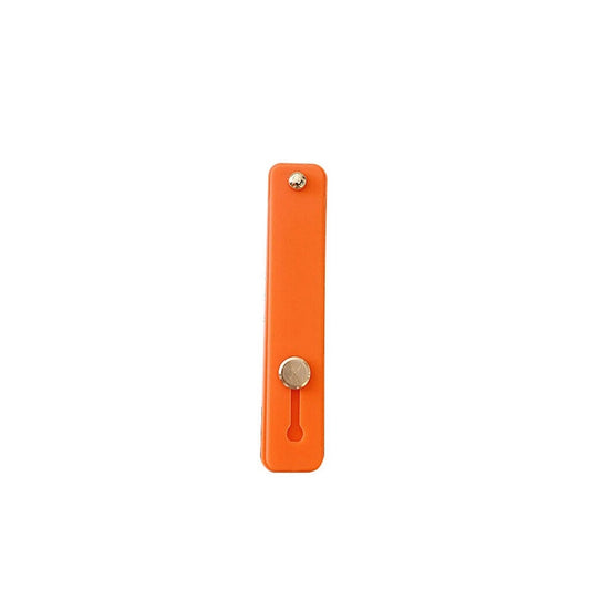 Self-adhesive finger holder with zipper - orange_0