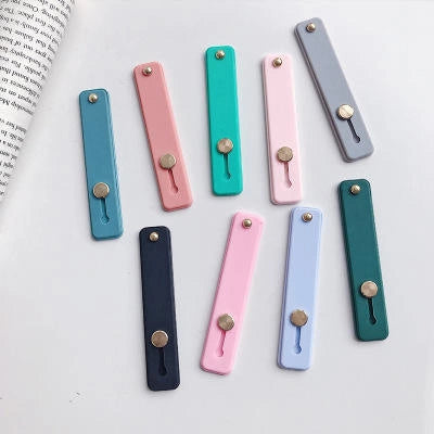 Self-adhesive finger holder with zipper - orange_6