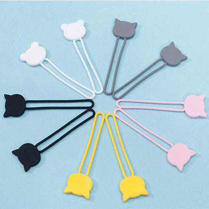 Silicone cable reel - black_1