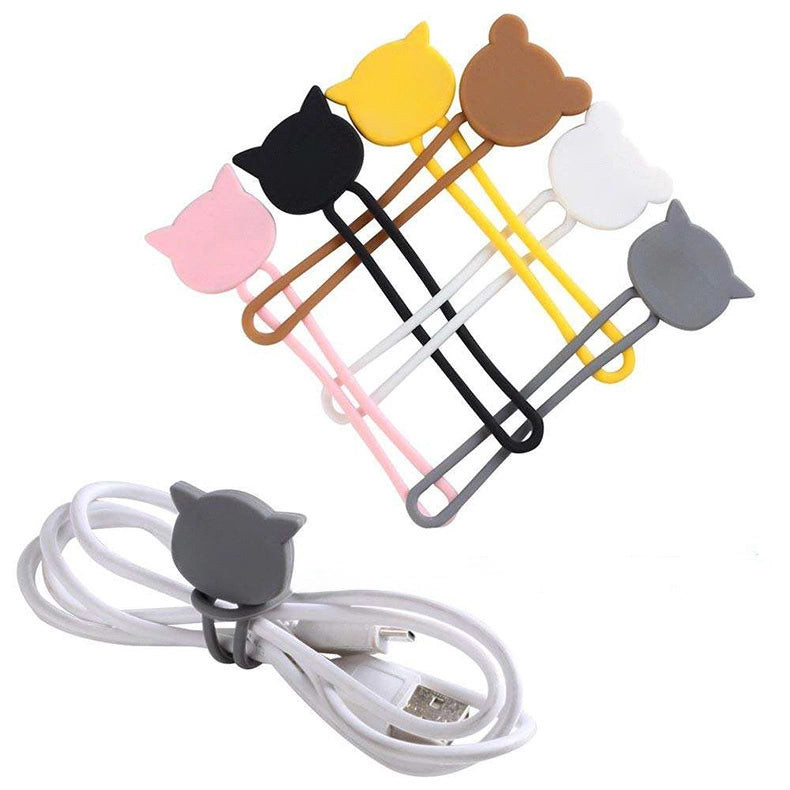 Silicone cable reel - black_7