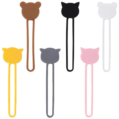 Silicone cable reel - black_3