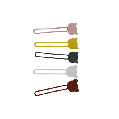 Silicone cable reel - black_4
