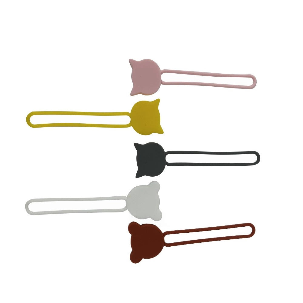 Silicone cable reel - black_6