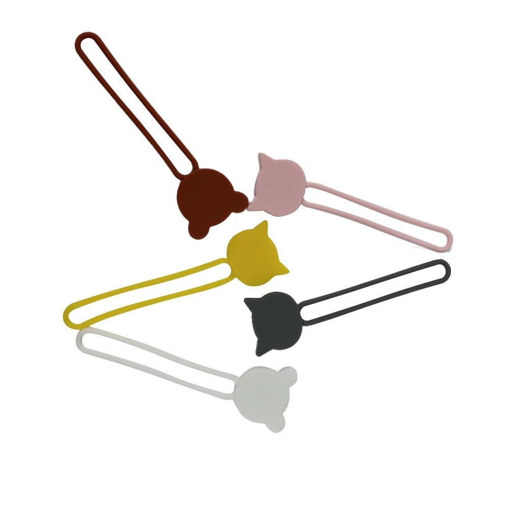 Silicone cable reel - black_8