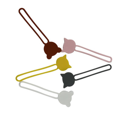 Silicone cable reel - black_8