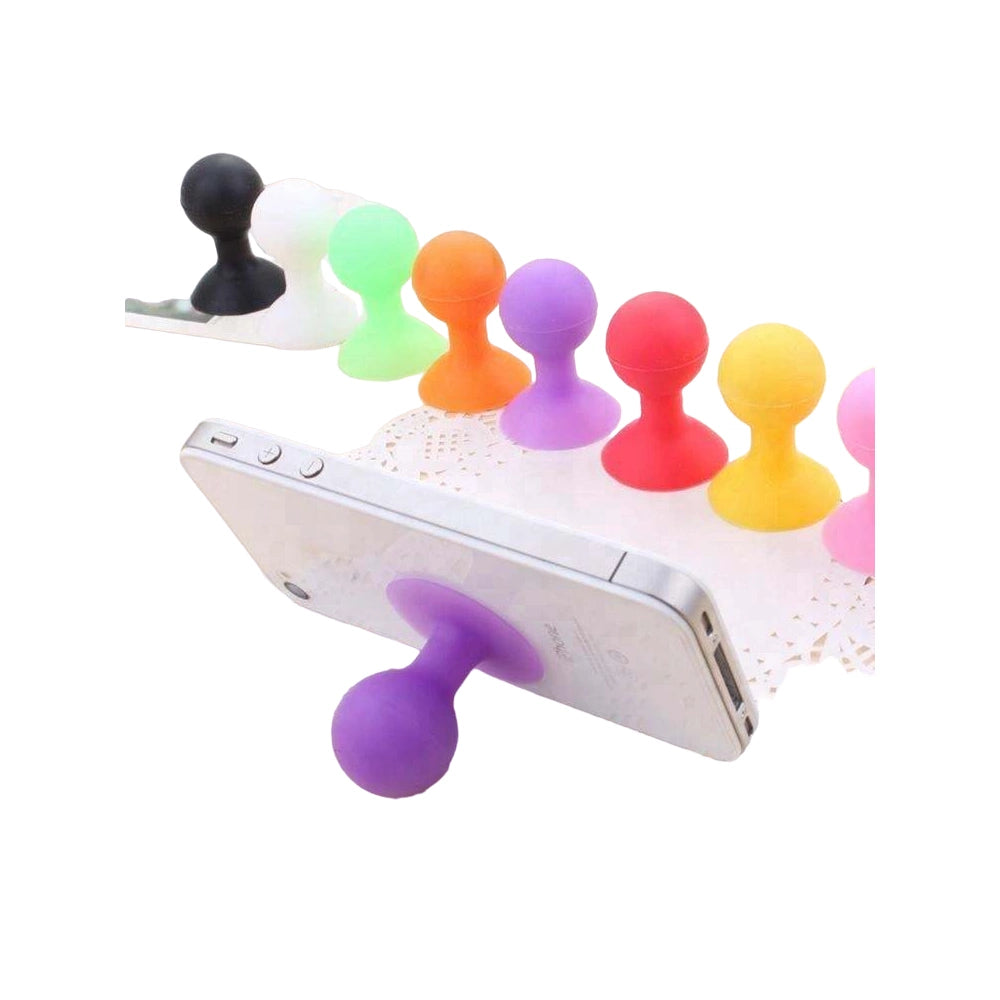 Phone holder with a round head - green_5