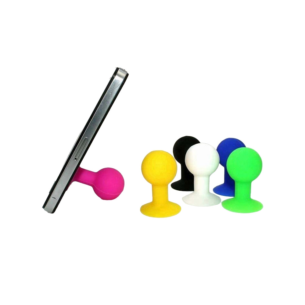 Phone holder with a round head - red_1