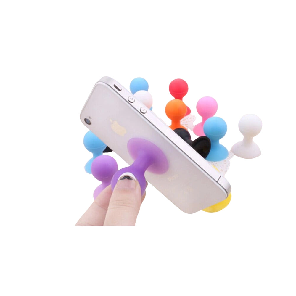 Phone holder with a round head - blue_3