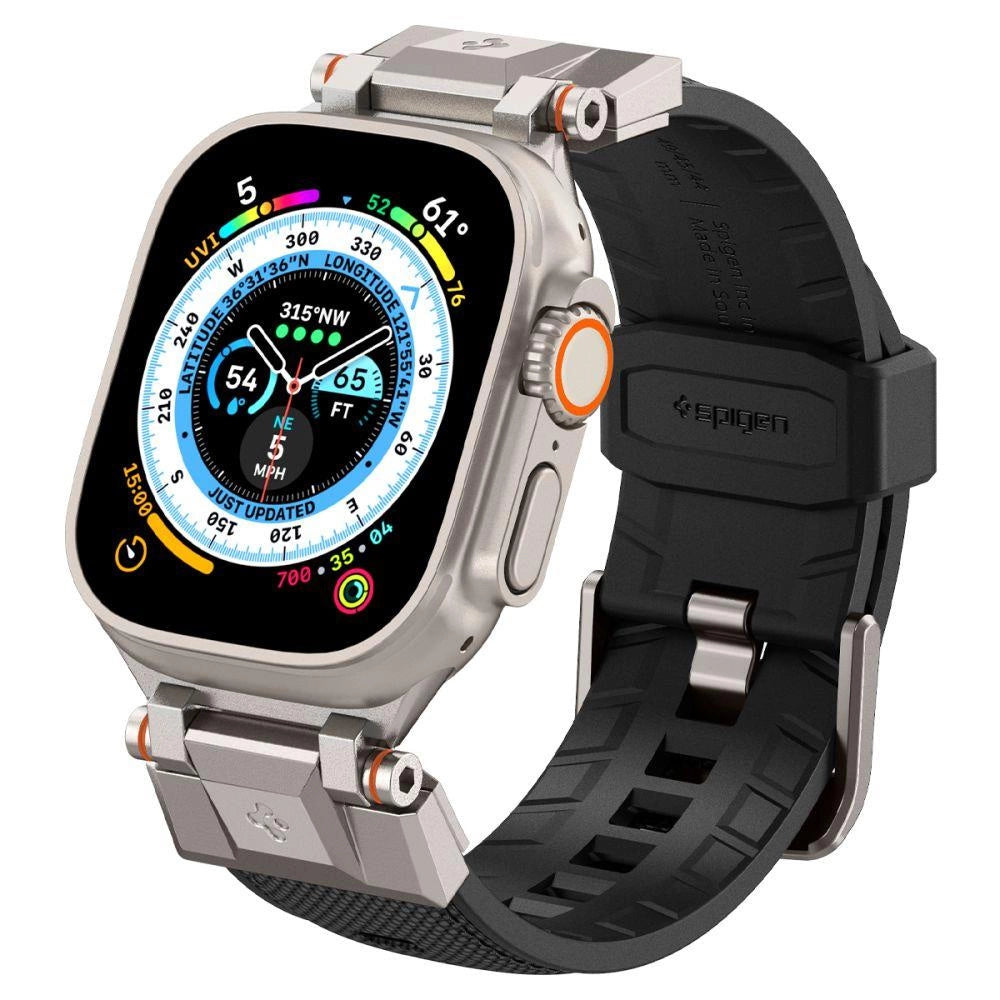 Spigen Durapro Armor Strap for Apple Watch 4/5/6/7/8/9/SE/ Ultra (42/44/45/49 mm) - Black_9