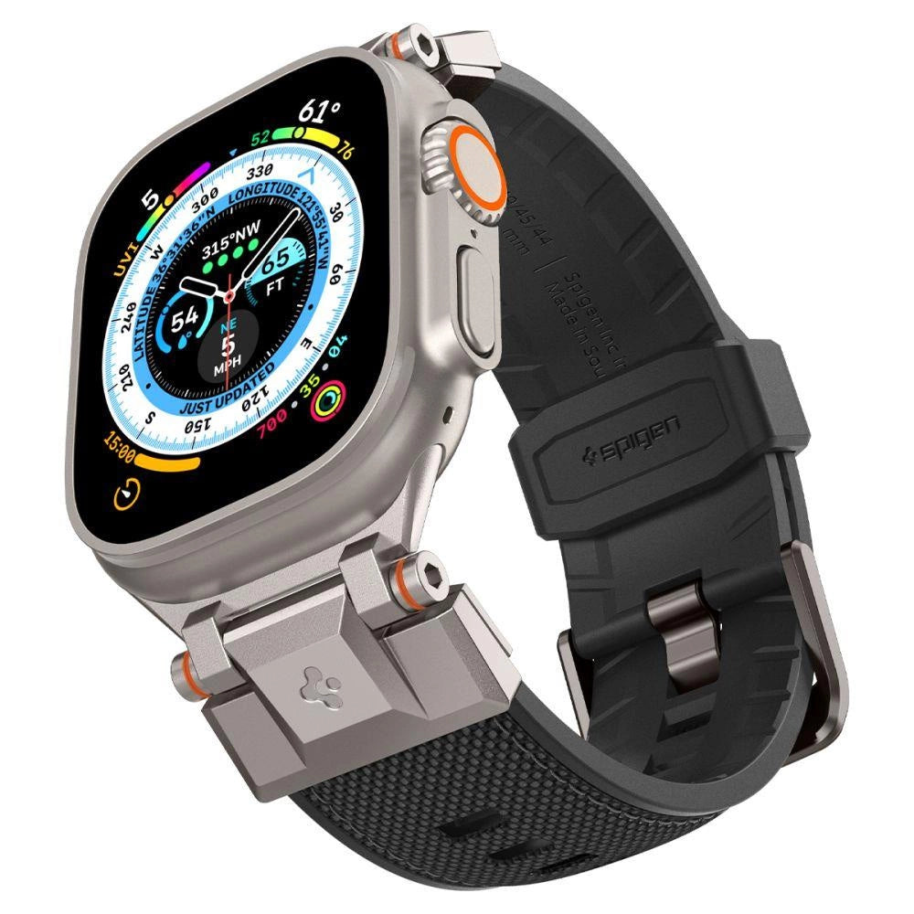 Spigen Durapro Armor Strap for Apple Watch 4/5/6/7/8/9/SE/ Ultra (42/44/45/49 mm) - Black_11