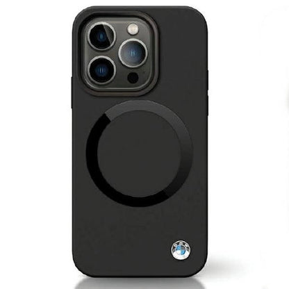 BMW BMHMP14LSILBK2 case for iPhone 14 Pro - black Signature Liquid Silicone MagSafe_8
