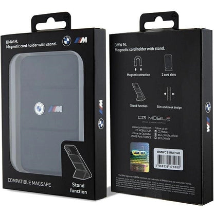 BMW Wallet Card Slot Stand Case BMWCSMMPGK Case - black MagSafe M Edition Collection_4
