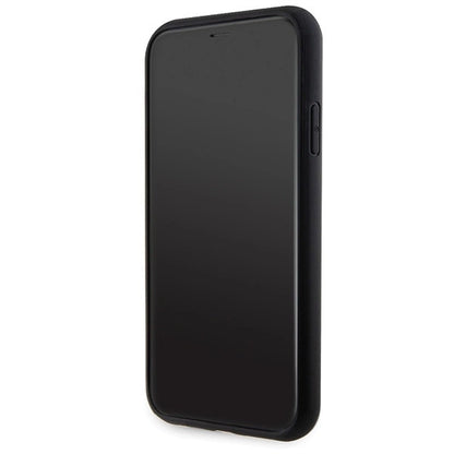 Guess GUHCN61HG4SGK case for iPhone 11 / Xr - black Glitter Script Big 4G_4