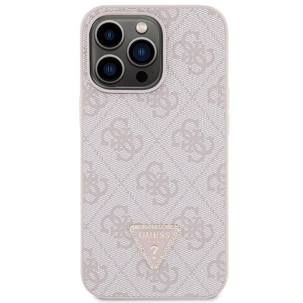 Guess GUHCP13XP4TDSCPP case for iPhone 13 Pro Max 6.7" - pink Crossbody 4G Metal Logo_2