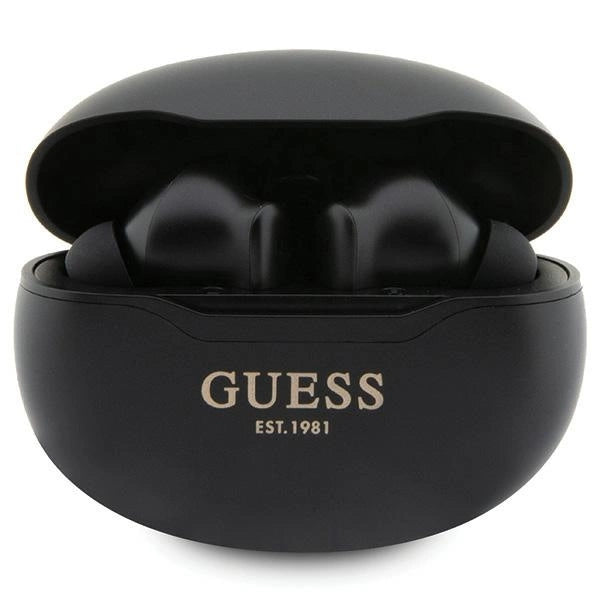 Guess GUTWST50EK TWS Bluetooth headphones + docking station - black Classic EST_0