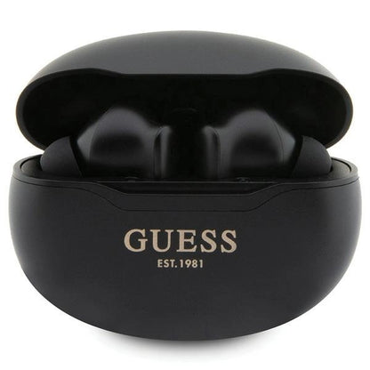 Guess GUTWST50EK TWS Bluetooth headphones + docking station - black Classic EST_0