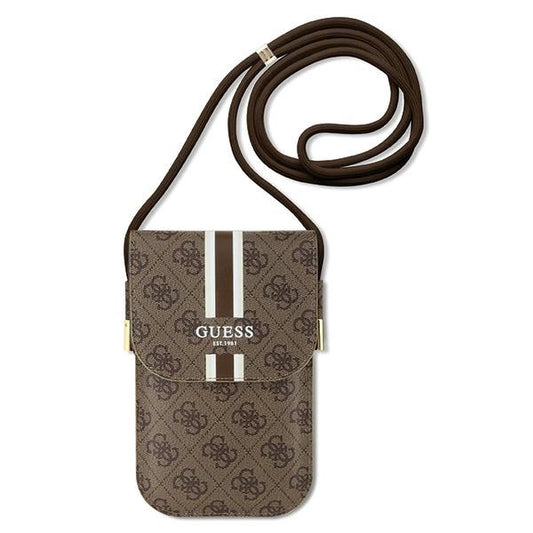 Guess GUOWBP4RPSW handbag - brown 4G Stripes_0