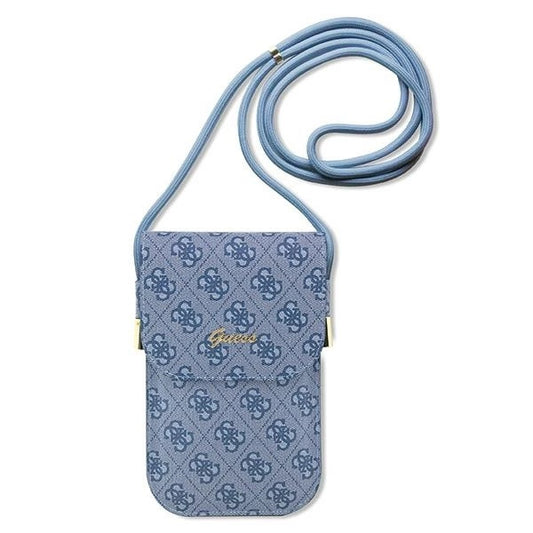 Guess GUOWBP4SNSB handbag - blue 4G Metal Script Logo_0