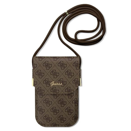 Guess 4G Metal Script Logo handbag - brown_0