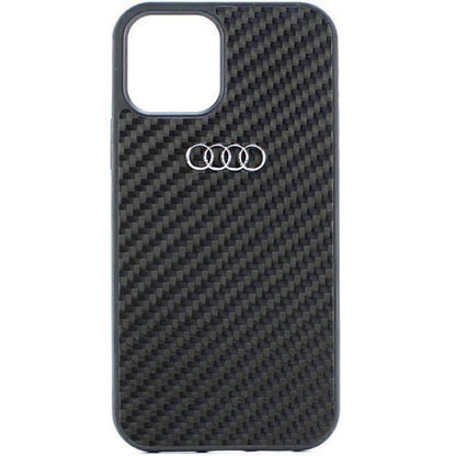 Audi Carbon Fiber iPhone 12/12 Pro 6.1&quot; black/black hardcase AU-TPUPCIP12P-R8/D2-BK_3