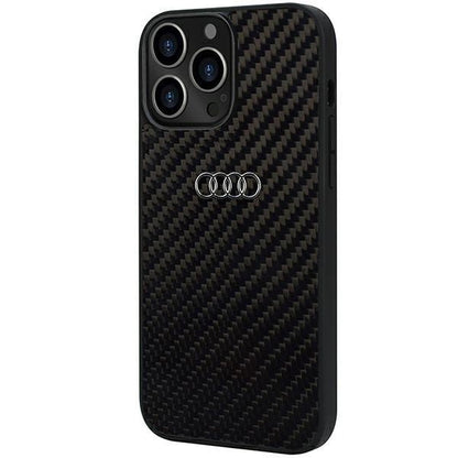 Audi Carbon Fiber iPhone 13 Pro Max 6.7&quot; black/black hardcase AU-TPUPCIP13PM-R8/D2-BK_2