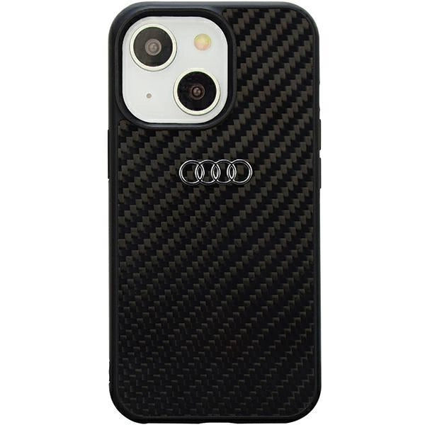 Audi Carbon Fiber iPhone 14 6.1" black/black hardcase AU-TPUPPCIP14-R8/D2-BK_0